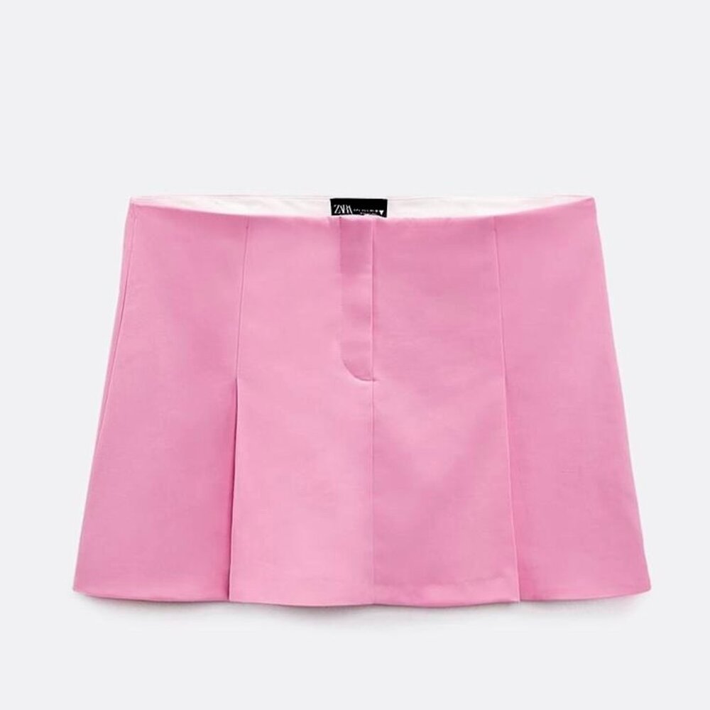 Zara Box Pleat Mini Skirt